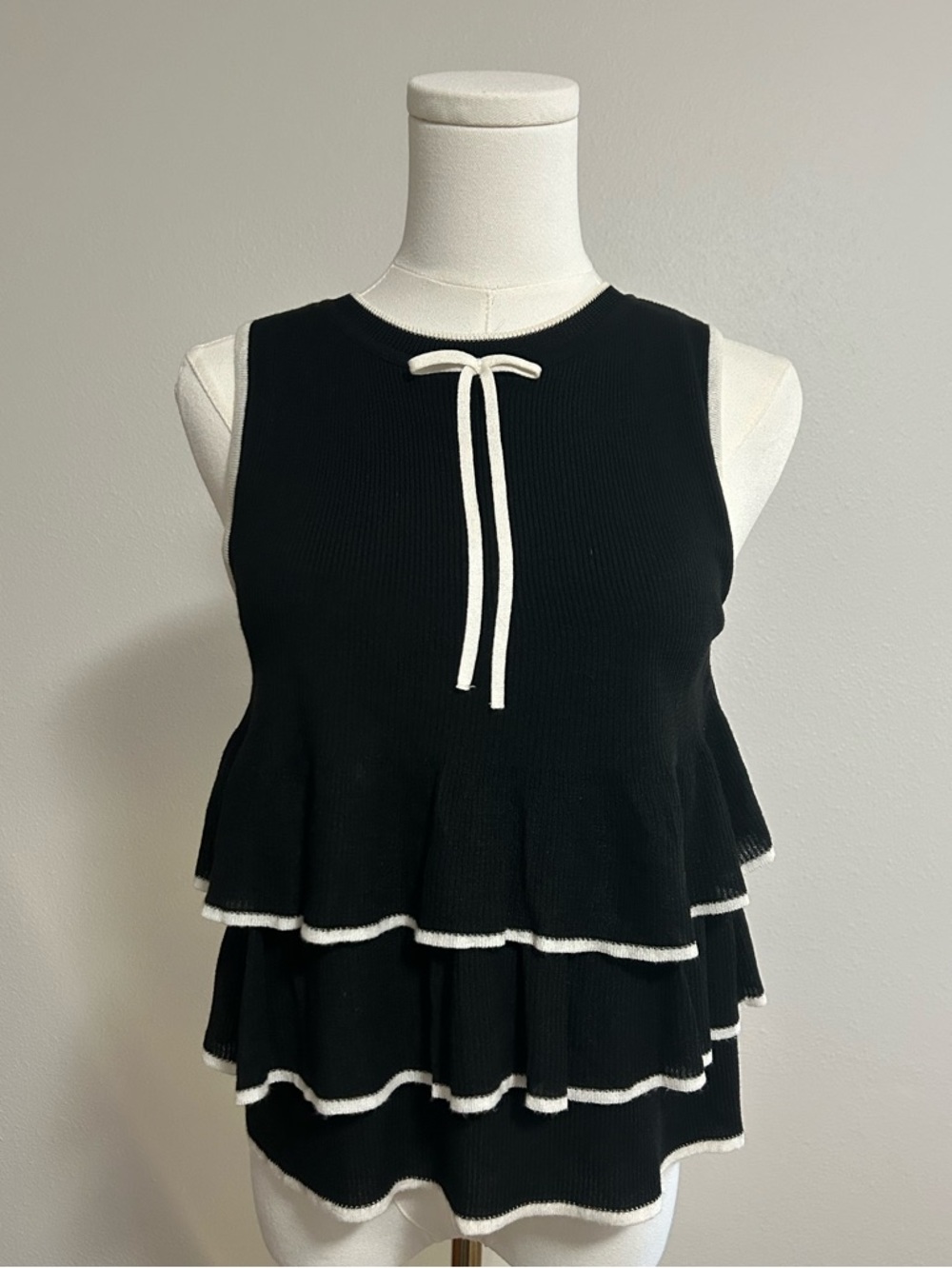 Zara Black and White Blouses with Classic Silhouettes